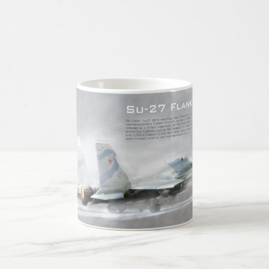 Aviation Art Mug "Su-27 Flanker" (Centre)