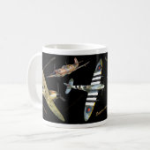 Aviation Art Mug "Supermarine Spitfire" (Devant gauche)
