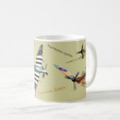 Aviation Art Mug "Supermarine Spitfire" (Devant droit)