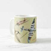 Aviation Art Mug "Supermarine Spitfire" (Devant gauche)
