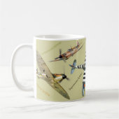 Aviation Art Mug "Supermarine Spitfire" (Gauche)