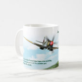 Aviation Art Mug "Supermarine Spitfire Mk. XVIII" Koffiemok (Voorkant links)