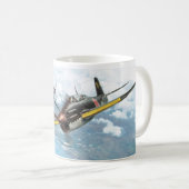 Aviation Art mug "Yokosuka D4Y Judy" (Devant droit)