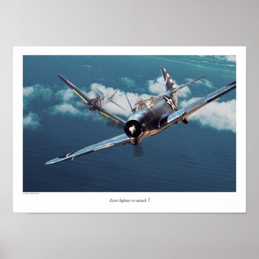 Aviation Art Poster "Douglas TBD Devastator" (Voorkant)