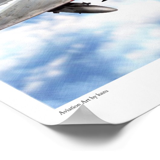 Aviation Art Poster "F-15DJ JASDF Eagle" (Coin)