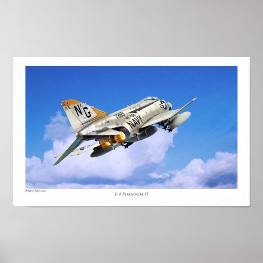 Aviation Art Poster "F-4 Phantom II" (Devant)