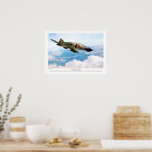 Aviation Art Poster "F-4 Phantom II" (Cuisine)