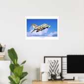 Aviation Art Poster "F-4 Phantom II" (Bureau à domicile)
