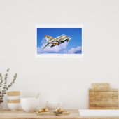 Aviation Art Poster "F-4 Phantom II" (Cuisine)