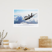 Aviation Art Poster "F/A-18F Super Hornet " (Cuisine)