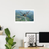 Aviation Art Poster "Messerschmitt Bf 109" (Bureau à domicile)