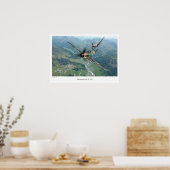 Aviation Art Poster "Messerschmitt Bf 109" (Cuisine)