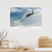 Aviation Art Poster " Mitsubishi A7M Repphet"Sam" (Keuken)