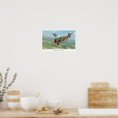 Aviation Art Poster " ‪ Nakajima Ki-84"Frank"" (Keuken)