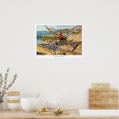 Aviation Art Poster "P-47 Thunderbolt" (Cuisine)