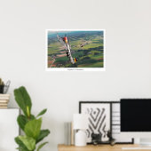 Aviation Art Poster "P-47 Thunderbolt" (Bureau à domicile)