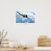 Aviation Art Poster "SBD Dauntless" (Cuisine)
