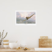 Aviation Art Poster "Supermarine Spitfire" (Cuisine)