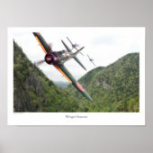 Aviation Art Poster "Winged Samurai Zero" (Voorkant)