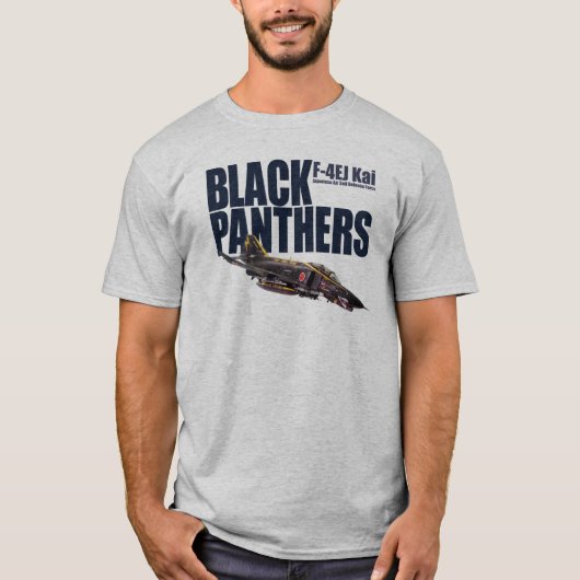 Aviation Art T-shirt “F-4EJ Kai JASDF BLACK PANTH" (Devant)