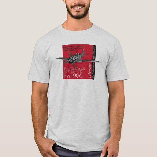 Aviation Art T-shirt “Focke-Wulf Fw 190" (Devant)