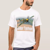 Aviation Art T-shirt “Hawker Typhoon" (Voorkant)