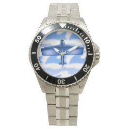 Aviation Blue PlaneWatch Horloge