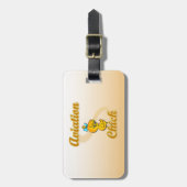 Aviation Chick Bagagelabel (Voorkant verticaal)