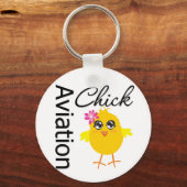Aviation Chick Sleutelhanger (Voorkant)