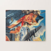 Aviation Pin Up Legpuzzel (Horizontaal)