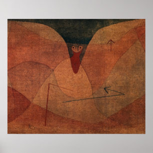 Aviatische evolutie door Paul Klee Poster