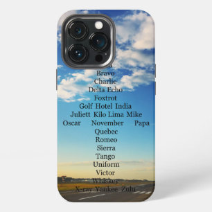 Aviator Alfabet Vliegtuig iPhone 13 Pro Hoesje