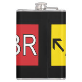 Aviator - AV8R - Heupfles (Achterkant)