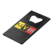 Aviator - AV8R - Kredietkaart Flessenopener (Voorkant Gekanteld)