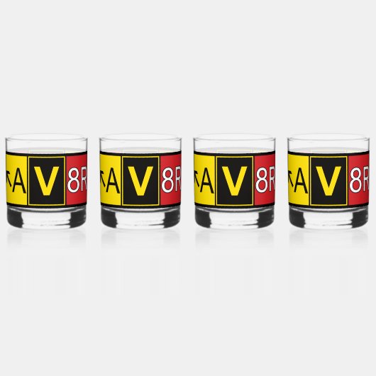 Aviator - AV8R - Whisky Glas (Voorkant)