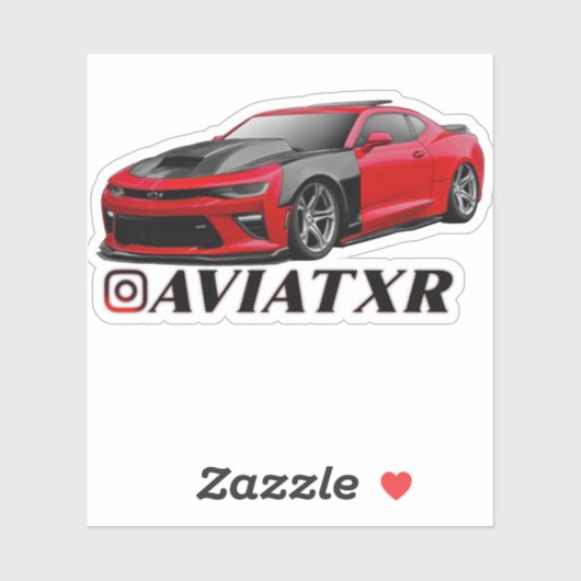 Aviator Custom Sticker (Vel)