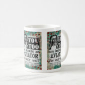 Aviator - Funny  Retro Koffiemok (Voorkant rechts)
