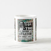 Aviator - Funny  Retro Koffiemok (Center)