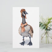 Aviator Goose Briefpapier (Staand voorkant)