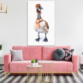 Aviator Goose Canvas Afdruk (Insitu (Woonkamer))