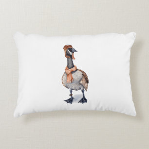 Aviator Goose Gift Wrap Accent Kussen