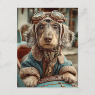 Aviator Hondenavontuur Briefkaart