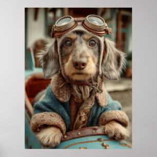  Aviator Hondenavontuur Poster