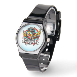 Aviator Kip Horloge