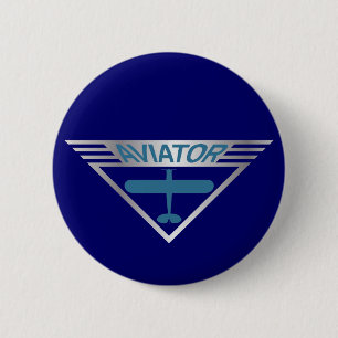 Aviator Ronde Button 5,7 Cm