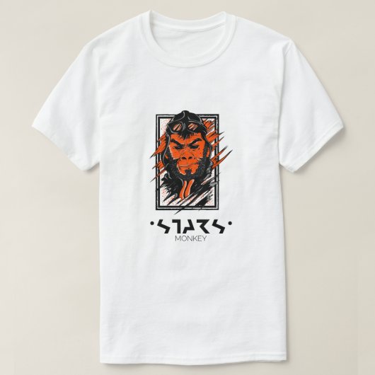 Aviator Space Monkey T-shirt (Design voorkant)