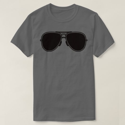 Aviator Sunglasses T-shirt (Design voorkant)
