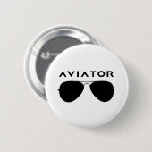 Aviator SUnglazen Silhouette Ronde Button 5,7 Cm (Voorkant /achterkant)