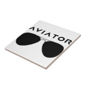 Aviator SUnglazen Silhouette Tegeltje (Zijkant)