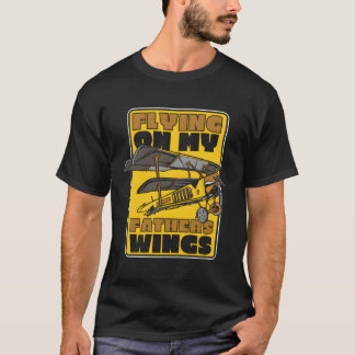 Aviator Vader Vliegtuig Luchtvaart Vlieg Vliegtuig T-shirt